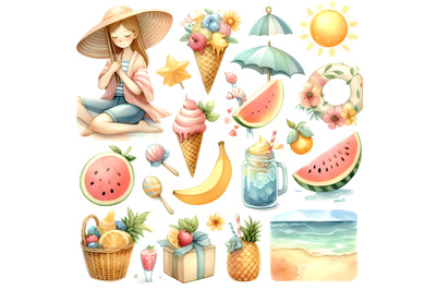 Collection of summer
