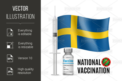 Immunization Icon of Sweden