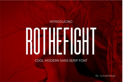 Rothefight branding sans serif font