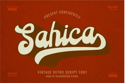 Sahica Branding Retro Groovy Font