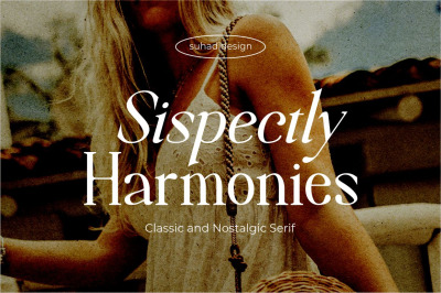 Sispectly Harmonies classic and nostalgic serif