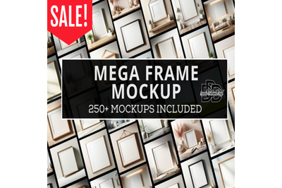 250+ Frame Mockup Bundle, Simple Mock Up Photograph Styled Stock Photo