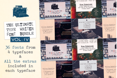 Typewriter Font Bundle Vol. 4