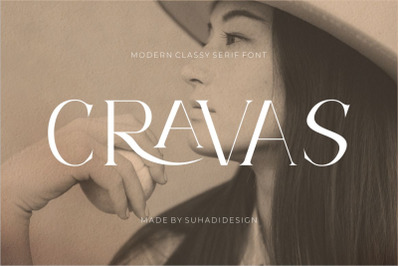Cravas Classy Stylish Typeface Font