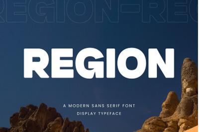 Region Modern Sans Serif Font
