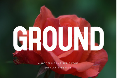 Ground Modern Sans Serif Font