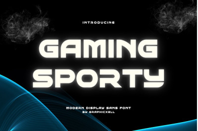 Gaming Sporty Modern Serif Font