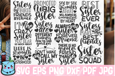 Sisters SVG Bundle