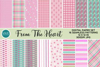 From The Heart Valentines Pattern Collection