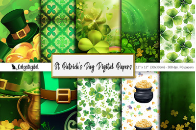 Saint Patricks Day Digital Papers