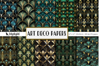 Art Deco Printable Papers