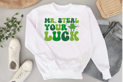 Mr Steal Your Luck SVG PNG, Lucky Svg Png, Mama Svg, St Patricks Day S