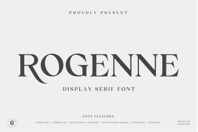 Rogenne - Display Serif Font