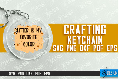 Crafting Keychain SVG Design | Craft SVG | Funny Quotes