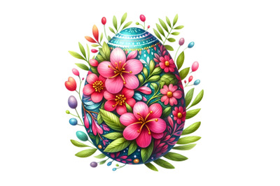 a colorful Easter egg