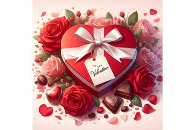 a valentine gift box