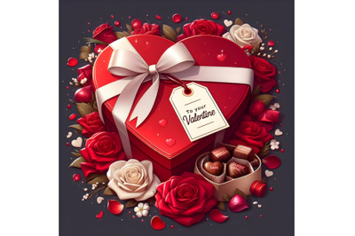 a valentine gift box