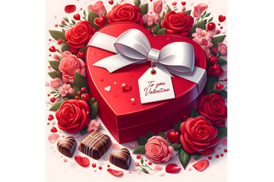 a valentine gift box