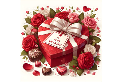 a valentine gift box