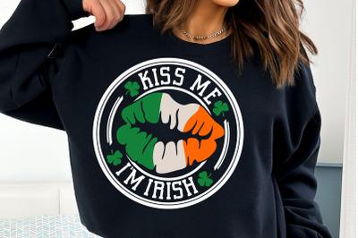 Kiss Me I&#039;m Irish SVG | St Pattys Day Svg | St Patricks Svg