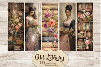Old Library Bookmarks | Booklover Bookmarks