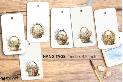 Easter Baskets Printable Hang Tags