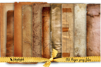 Old Pages Clipart Grunge Paper Texture