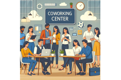 Concept of coworking center