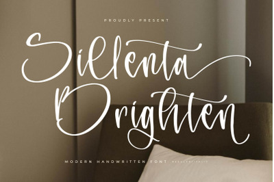 Sillenta Brighten - Modern Handwritten Font