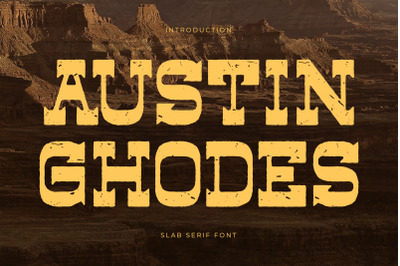 Austin Ghodes - Slab Serif Font