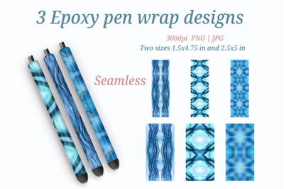 Alcohol Ink Waterslide Pen Wrap, Epoxy Pen Wrap Sublimation