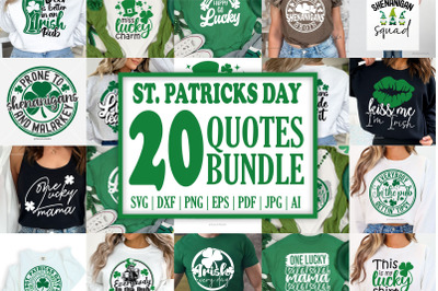 St Patricks Day Bundle SVG | Saint Patrick&#039;s Day Cut Files