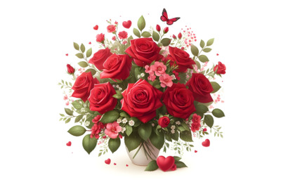 Beautiful Bouquet of Red Roses