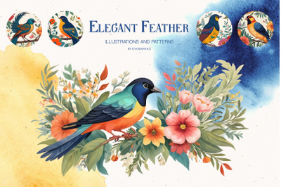 Elegant Feather Collection