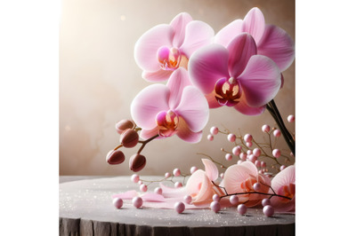 Beautiful Pink Orchid Flower