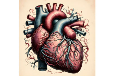 Anatomical human heart