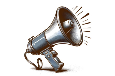 Screaming bullhorn advertising
