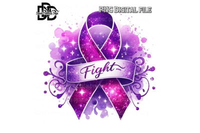 purple awareness ribbon, purple ribbon clipart, cancer awareness, png