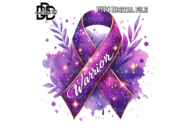 purple awareness ribbon, purple ribbon clipart, cancer awareness, png