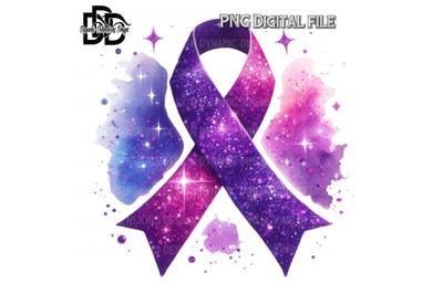 purple awareness ribbon, purple ribbon clipart, cancer awareness, png