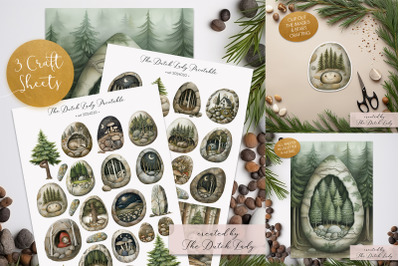 Forest Pebbles Craft Sheet Set