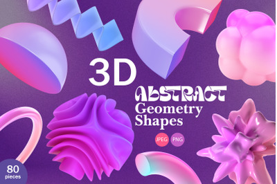 3D Abstract Geometry Shapes