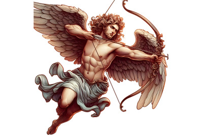 mythological character with wings