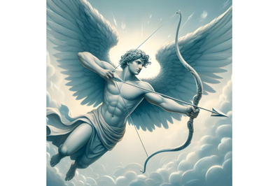 mythological character with wings