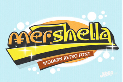 Mershella - Modern Retro Font