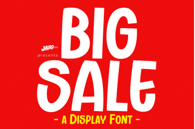 Big Sale - Display Font