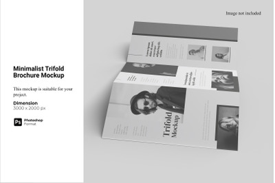 Minimalist Trifold Brochure Mockup