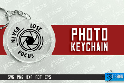 Photo Keychain Design | Round Keychain Design | Photo Camera