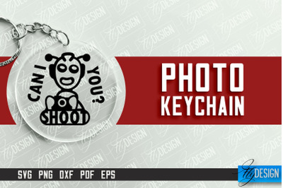 Photo Keychain Design | Round Keychain Design | Photo Camera