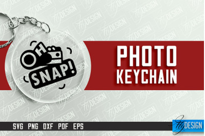 Photo Keychain Design | Round Keychain Design | Photo Camera